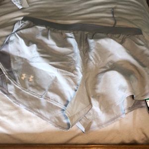 Grey Under armor shorts